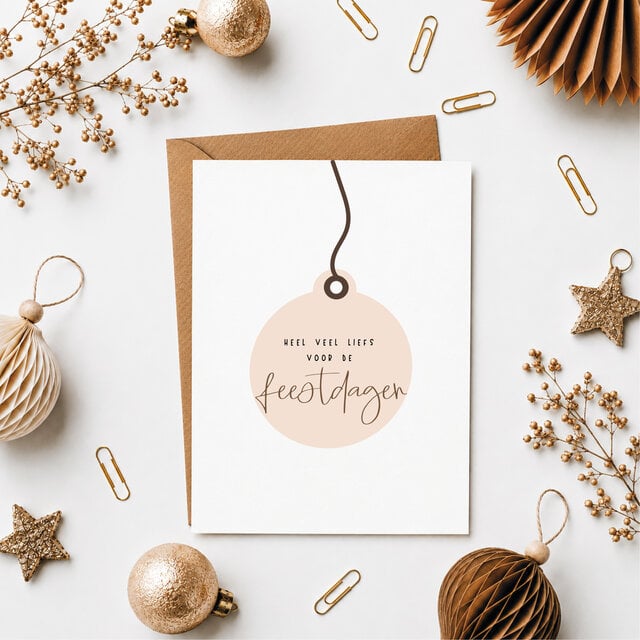 Kerstkaart | Liefs voor de feestdagen