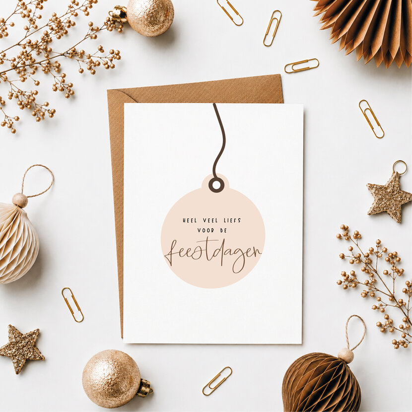 Kerstkaart | Liefs voor de feestdagen