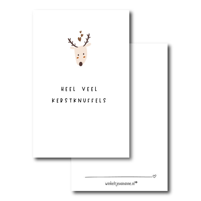 Minikaartje | Kerst | Kerstknuffels