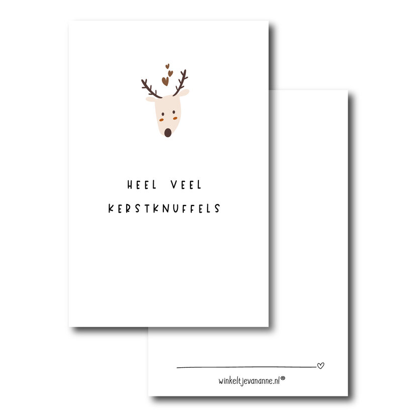 Minikaartje | Kerst | Kerstknuffels