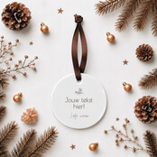 Kerstbal | Met eigen tekst | Kersttakje