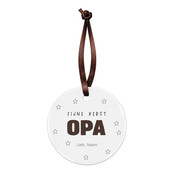 Kerstbal | Fijne kerst opa | Op maat gemaakt