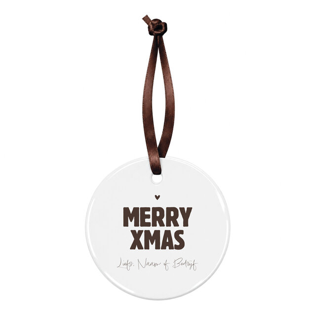Kerstbal | Merry Xmas | Op maat gemaakt