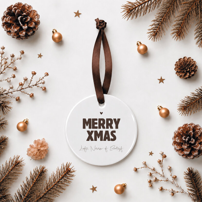 Kerstbal | Merry Xmas | Op maat gemaakt