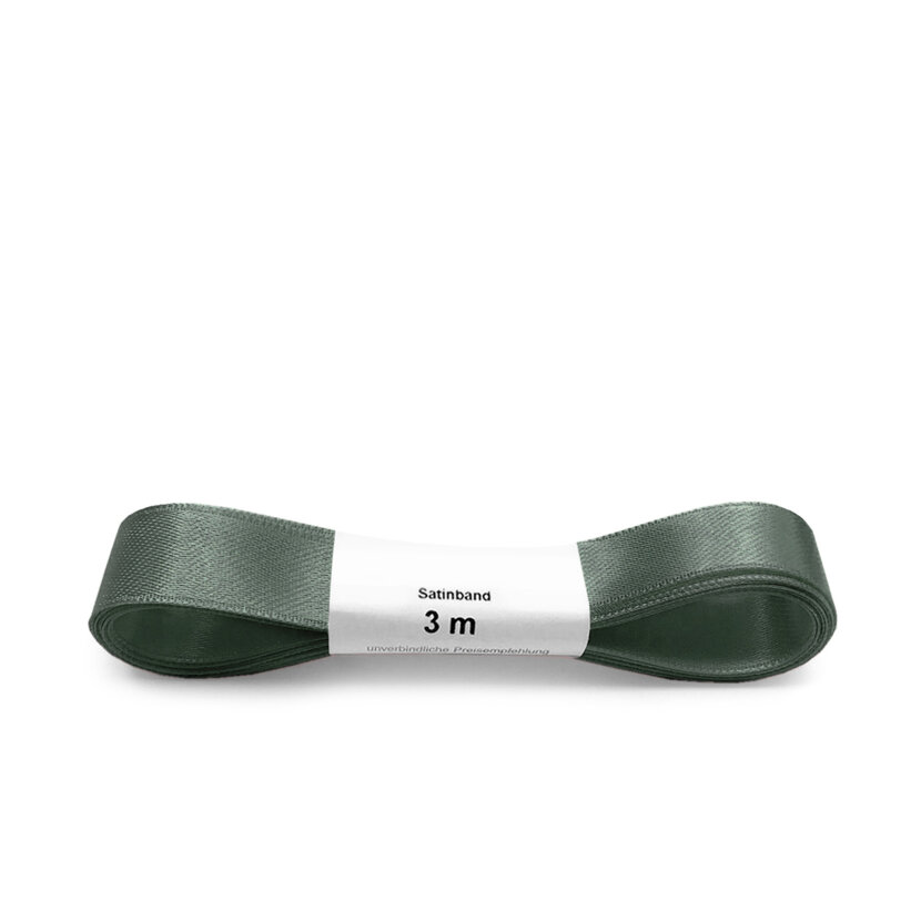 Satijnlint | Groen | 3 meter