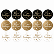 Sticker | Fijne Feestdagen | 3 CM | 15 stuks