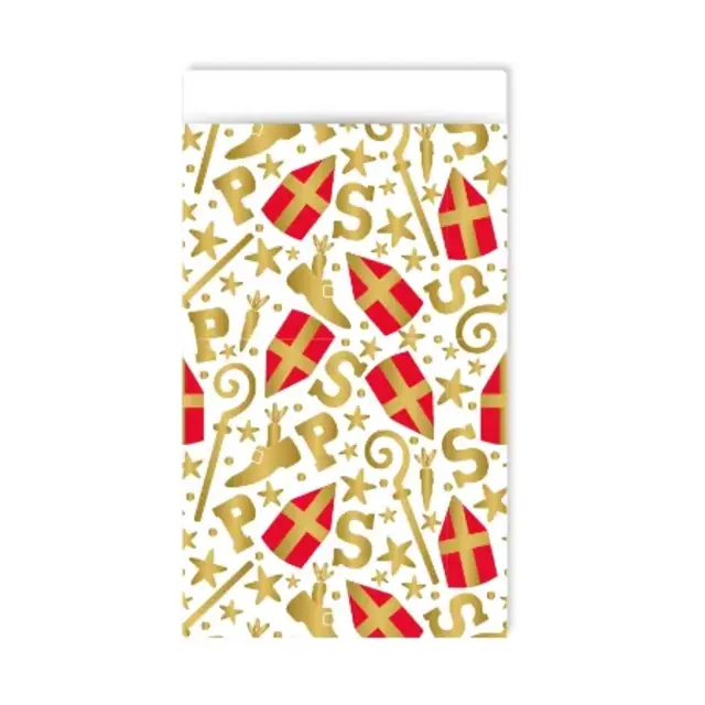Kadozakjes | Sinterklaas Goud | Per 5 stuks