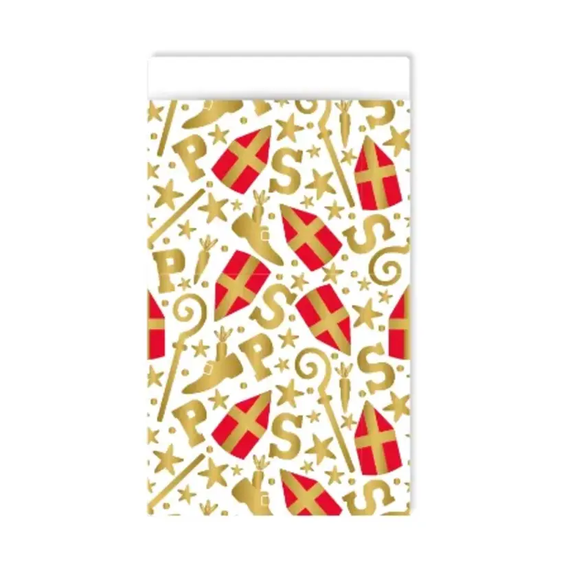 Kadozakjes | Sinterklaas Goud | Per 5 stuks