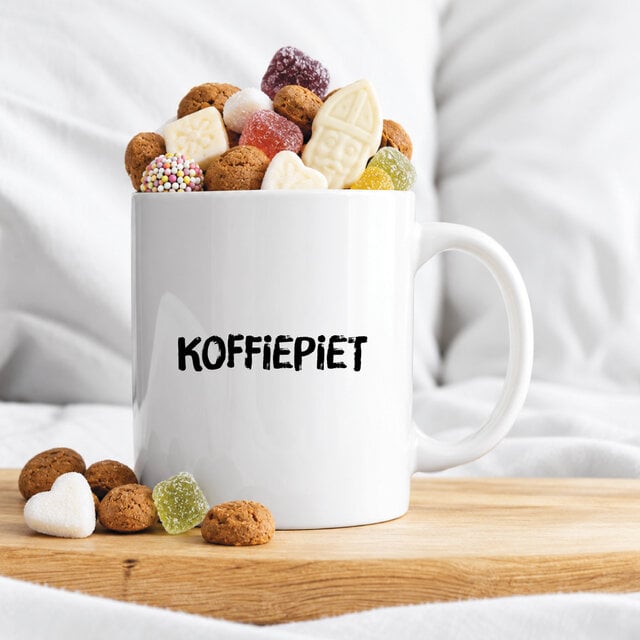Mok | Sinterklaas | Met strooigoed | Koffiepiet