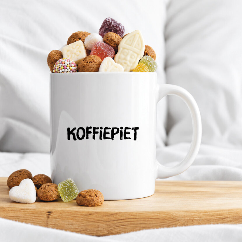 Mok | Sinterklaas | Met strooigoed | Koffiepiet