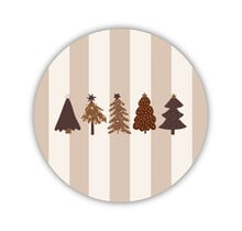 Onderzetter | Kerstbomen | Kerst | Feestdagen