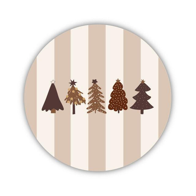 Onderzetter | Kerstbomen | Kerst | Feestdagen