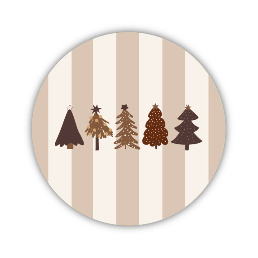 Onderzetter | Kerstbomen | Kerst | Feestdagen