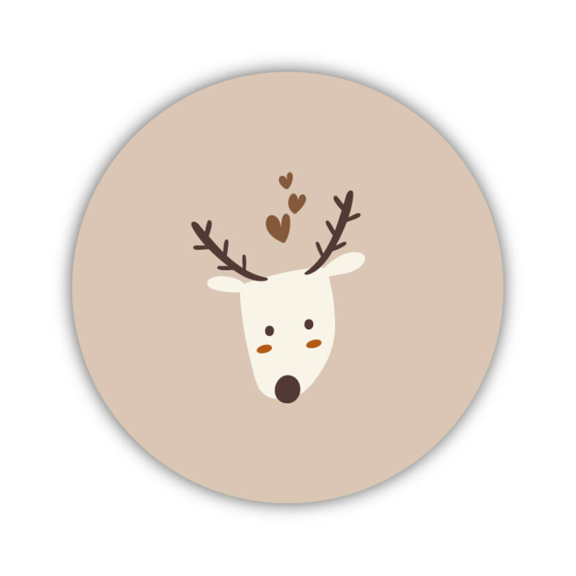 Onderzetter | Rendiertje | Kerst | Feestdagen