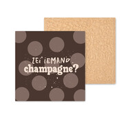 Kleurrijke tegel | 11 CM | Zei iemand champagne?