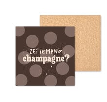 Kleurrijke tegel | 11 CM | Zei iemand champagne?