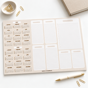 XXL | Bureau Onderlegger | 2027/2028 | PRE ORDER