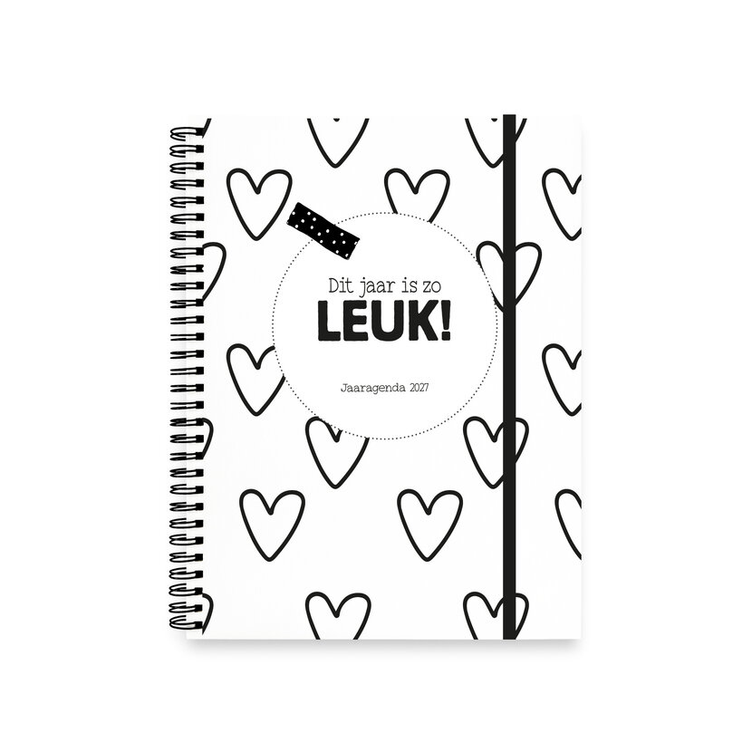 Agenda 2027 | Horizontale schrijfrichting | Met gratis stickervel