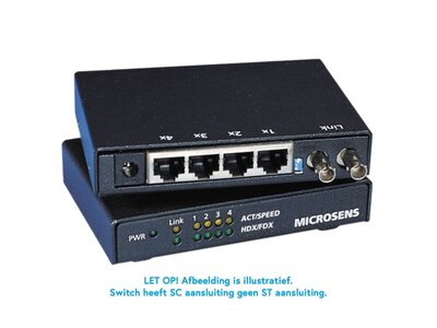 MICROSENS MICROSENS Fast Ethernet 5 Port Mini Switch