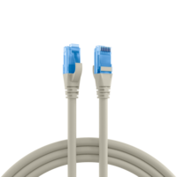 Patchkabel U/UTP, Cat6A, grijs, 1.5m