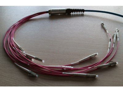 Proline Prefab, OM4, 24v, SZGGFR/J-B(ZN)BH, Lila, Cca, LC/PC met beschermslang, 55m Proline Prefab, OM4, 24v, SZGGFR/J-B(ZN)BH, Lila, Cca, LC/PC met beschermslang, 55m