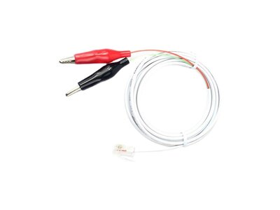 Proline RJ11 naar 2 Alligator Clips cable assembly, Lengte 50cm.