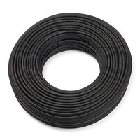 Datakabel, Cat6/E, U/UTP 250Mhz, PE zwart, Fca, OD= 6.8mm (AWG23), Outdoor, 100 meter