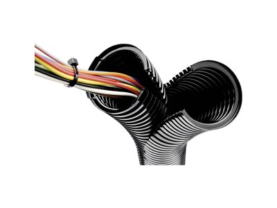 Frankische Frankische, Flexibele Buis, Deelbaar NW14, zwart, 50m