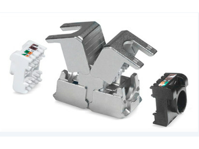 Proline Kabelverbinder, 2 zijdig keystone Cat6A/ Class EA, IP20, Toolless, Metaal