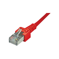 Datwyler, Patchkabel S/UTP Cat5e, flex, PVC, rood, 1m