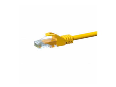 Datwyler Datwyler Patchkabel S/UTP Cat5e, flex, PVC, geel, 3m Datwyler Datwyler Patchkabel S/UTP Cat5e, flex, PVC, geel, 3m