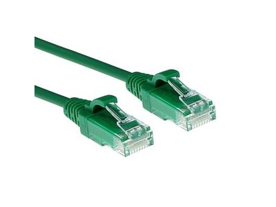 Datwyler Datwyler Slim Line Patchkabel, U/UTP Cat6/E, flex, LSOH, groen Datwyler Datwyler Slim Line Patchkabel, U/UTP Cat6/E, flex, LSOH, groen