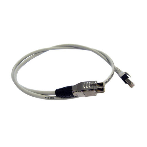 Datwyler Datwyler, Patchkabel 2 Pair STP, Tera blauw-RJ45 grijs, (4-5 en 3-6), 2m