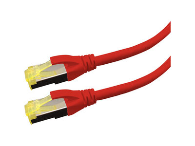 Datwyler Datwyler Patchkabel S/FTP Cat6A/7, flex, LSOH, rood