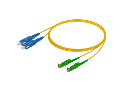 Proline Glasvezel Patchkabel, DX G657A, OS2, 9/125, SC/UPC-E2000/APC8, LSZH, geel, 2m