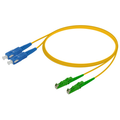 Proline Glasvezel Patchkabel, DX G657A, OS2, 9/125, SC/UPC-E2000/APC8, LSZH, geel, 2m Proline Glasvezel Patchkabel, DX G657A, OS2, 9/125, SC/UPC-E2000/APC8, LSZH, geel, 2m