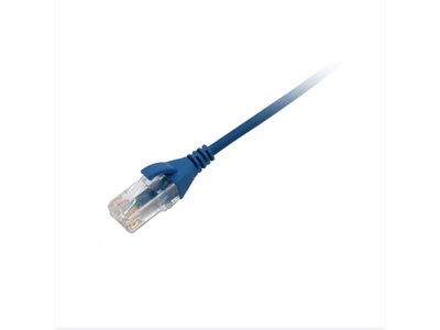 Datwyler Datwyler Slim Line Patchkabel, U/UTP Cat6/E, flex, LSOH, blauw Datwyler Datwyler Slim Line Patchkabel, U/UTP Cat6/E, flex, LSOH, blauw