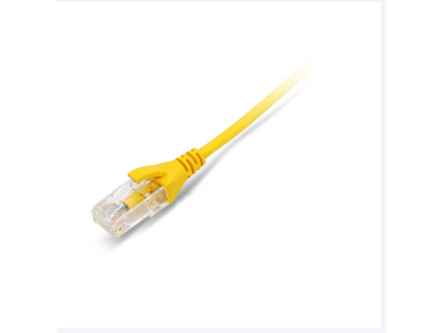 Datwyler Datwyler Slim Line Patchkabel, U/UTP Cat6/E, flex, LSOH, geel, 1m Datwyler Datwyler Slim Line Patchkabel, U/UTP Cat6/E, flex, LSOH, geel, 1m