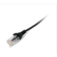 Datwyler Slim Line Patchkabel, U/UTP Cat6/E, flex, LSOH, zwart 0.5-3m