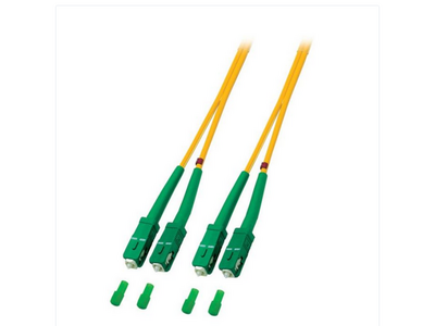 Proline Glasvezel Patchkabel, OS2, DX, SC/APC8-SC/APC8, Geel