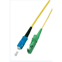 Glasvezel Patchkabel, SX G657A, OS2, 9/125, SC/UPC-E2000/APC8, LSZH, geel, 3m