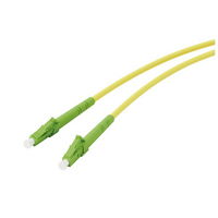 Glasvezel Patchkabel, DX G657A, OS2, 9/125, LC/APC8-LC/APC8, LSZH, geel, 1.5m