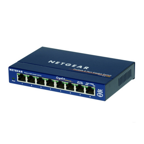 Netgear Switch 8x 10/100/1000, Unmanaged, desktop 1