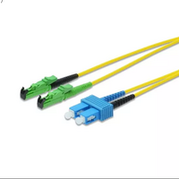 Diamond, simplex patchcord, SC/PC-E2000/APC, Titanium tip, L= 10M