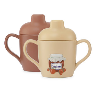 Konges Sløjd 2 Pack Sippy Cup | Fraise