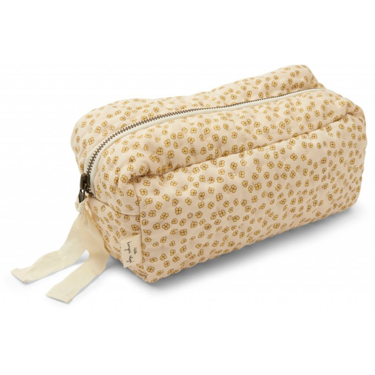 konges sløjd Small Quilted Toilettry Bag | Buttercup Yellow