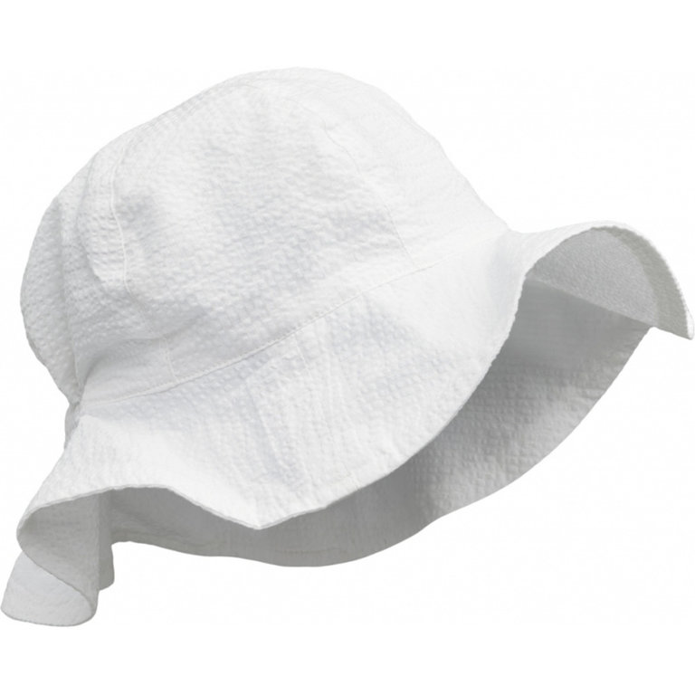 LIEWOOD LIEWOOD zonnehoedje Amelia Seersucker Sun Hat White wit