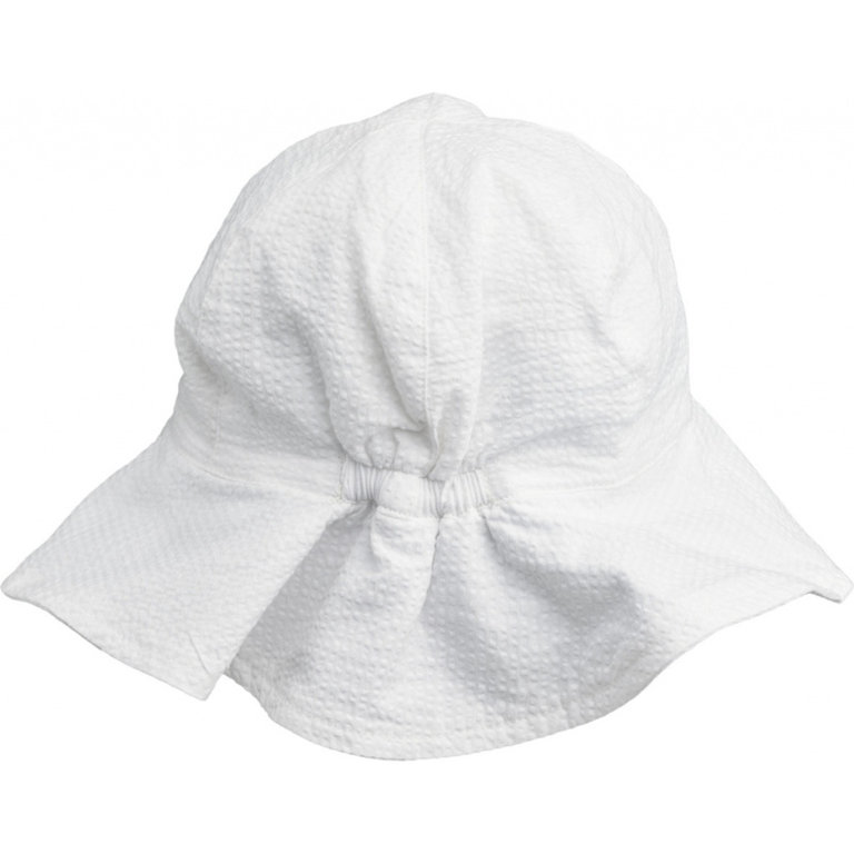 LIEWOOD LIEWOOD zonnehoedje Amelia Seersucker Sun Hat White wit
