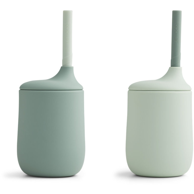 LIEWOOD Ellis Sippy Cup | 2 Pack | Mint Mix