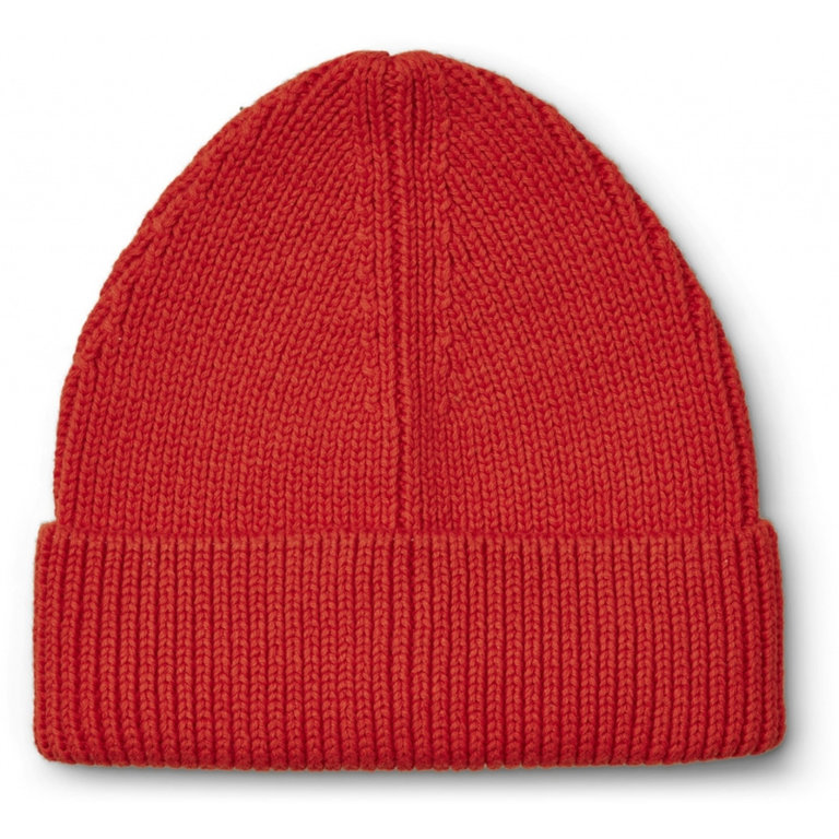 LIEWOOD LIEWOOD Ezra beanie Apple Red / Appelrood muts baby en kind winter muts